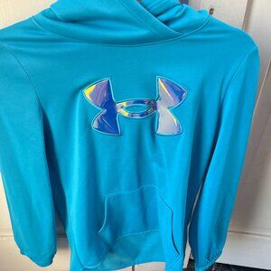 Under Armour Blue Hoodie size kids L